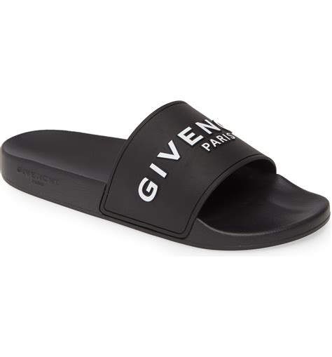 black givenchy sliders|givenchy slides on sale.